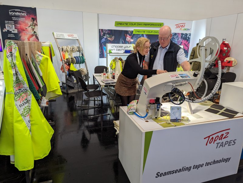 textile network unterwegs auf den Performance Days textile network