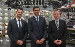 Nachfolge gesichert: Benjamin, Sebastian und Marcus Mayer teilen sich künftig die Führung des traditionsreichen Strickmaschinenherstellers