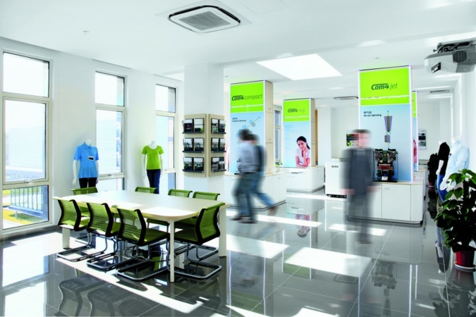 The unique set up of the new spin centre covers the process stages from bale to yarn for all spinning technologies