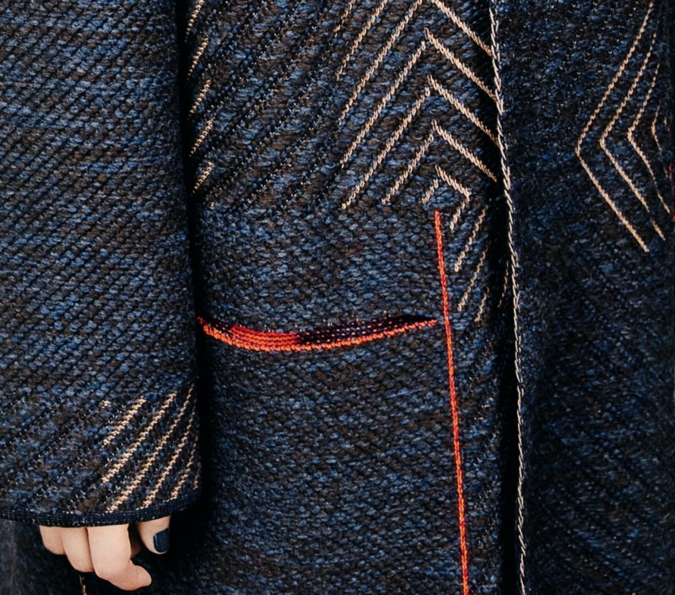 Woven stitches Photos: H. Stoll