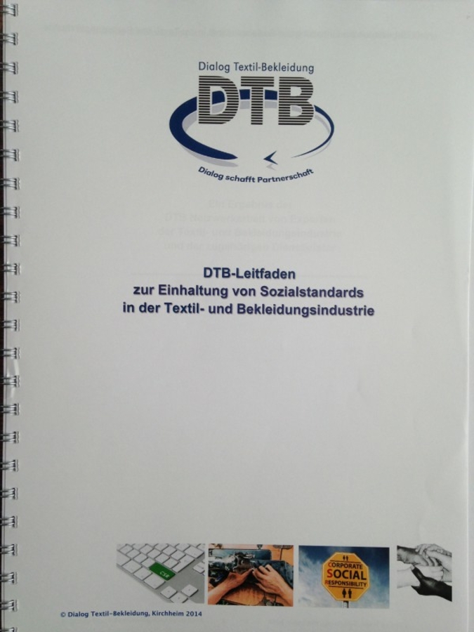 Der neue DTB-Leitfaden zur Einhaltung von Sozialstandards in der Textil- und Bekleidungsindustrie Photo: Hövelmann
