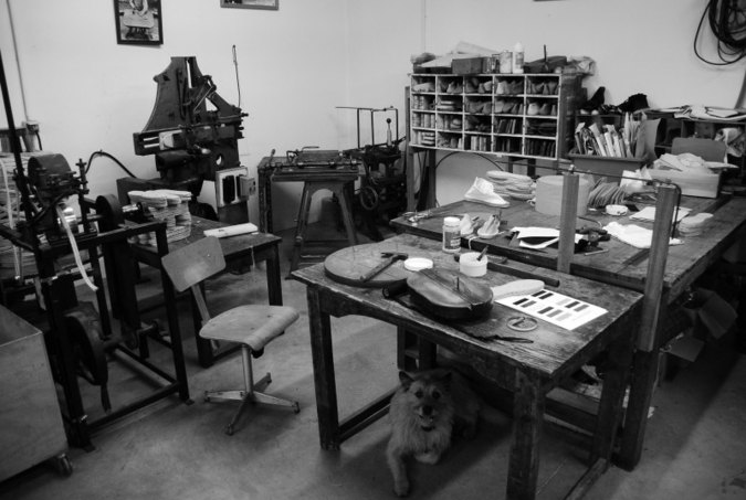 The workshops look more like a museum than a place of employment