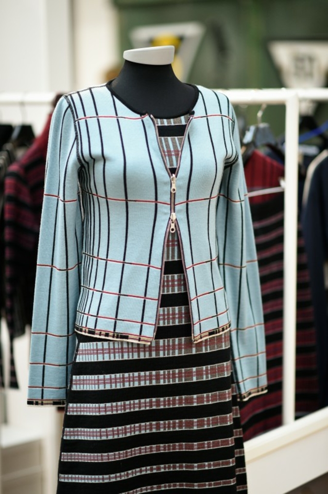 Knitted styles by Xess+Baba, Greenshowroom Photos: Messe Frankfurt