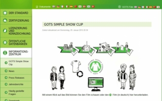 Screenshot - webside GOTS
Photo: screenshot