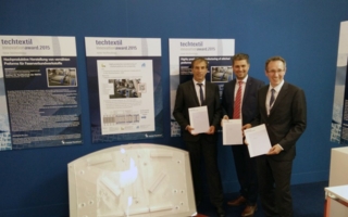 Hans-Rochus Groß, Emil Stutznäcker GmbH & Co.KG mit Mesut Cetin und Josef Klingele, ITA (v. l.)
Photo: ITA