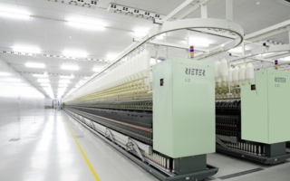 Structural measures for production at Winterthur site. Ring spinning machine (Photo:Rieter)