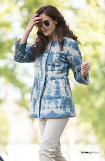 Model Sophia (Collection SS 2016), Quality BN (Batik nappa = lambs nappa in batik look), quilted Photo: Werner Christ
