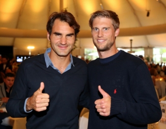 Die beiden Finalisten feierten auf der GERRY WEBER OPEN Fashion Night: Roger Federer und Andreas Seppi.
Photos: ISKO