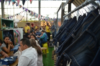Denim played an important role at the Colombiatex Photo: Hannah Werner