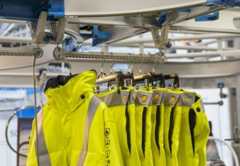 Hanging material flow systems