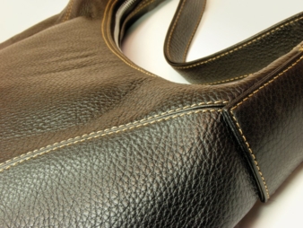 Perfect leather stitching