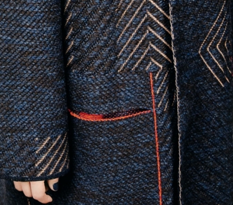 Woven stitches Photos: H. Stoll