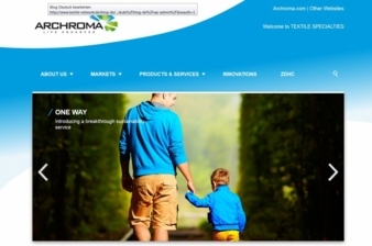 screenshot website Archroma
Photo: Archroma