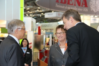 Bundestagsabgeordnete und parlamentarische Staatssekretärin Brigitte Zypries besuchte gemeinsam mit Detlef Braun, Geschäftsführer der Messe Fran...