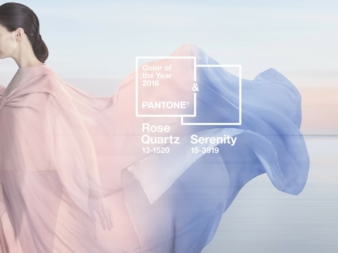 The Colour(s) of the Year 2016: Serentiy and Rose Quartz. (Photos: Pantone)