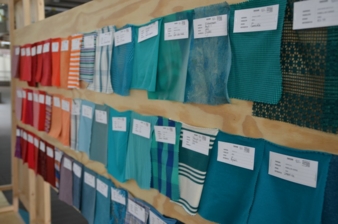 Colour sheets in the Trend Forum Photo: Hannah Werner