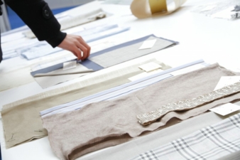 Fabric samples at the Intertextile Shanghai Apparel Sourcing trade show Photo: Messe Frankfurt Exhibition GmbH / Intertextile Shanghai Spring Edition
