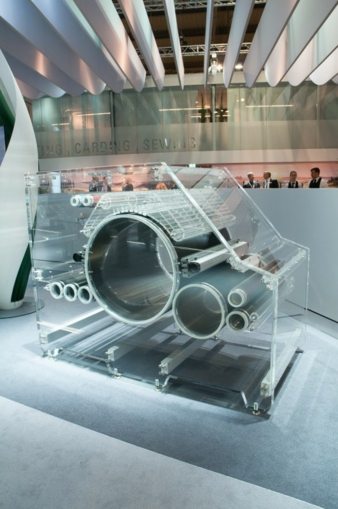 The new product range Carding was first represented on a booth of Groz-Beckert